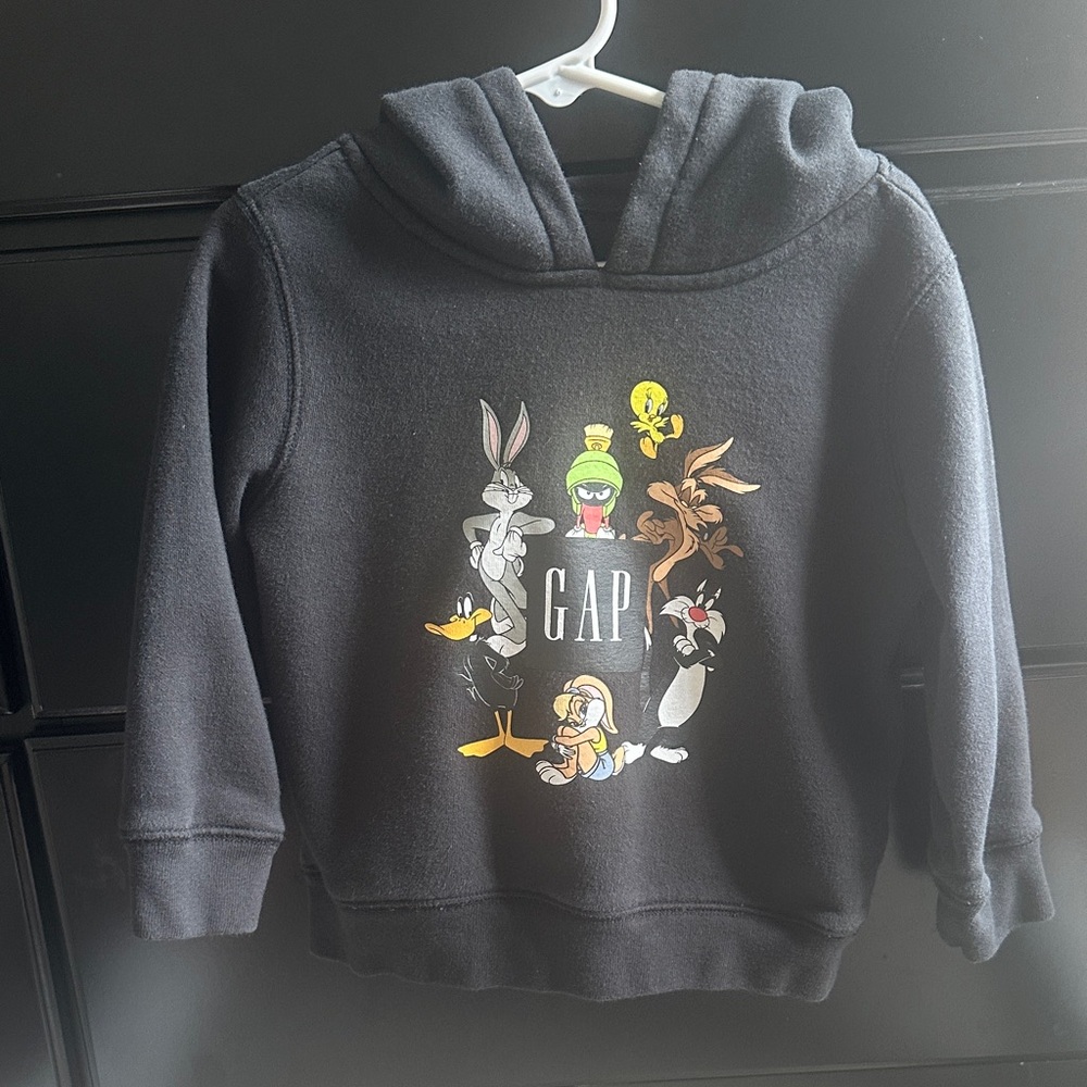 GAP Kids Charcoal Looney Tunes Hoodie